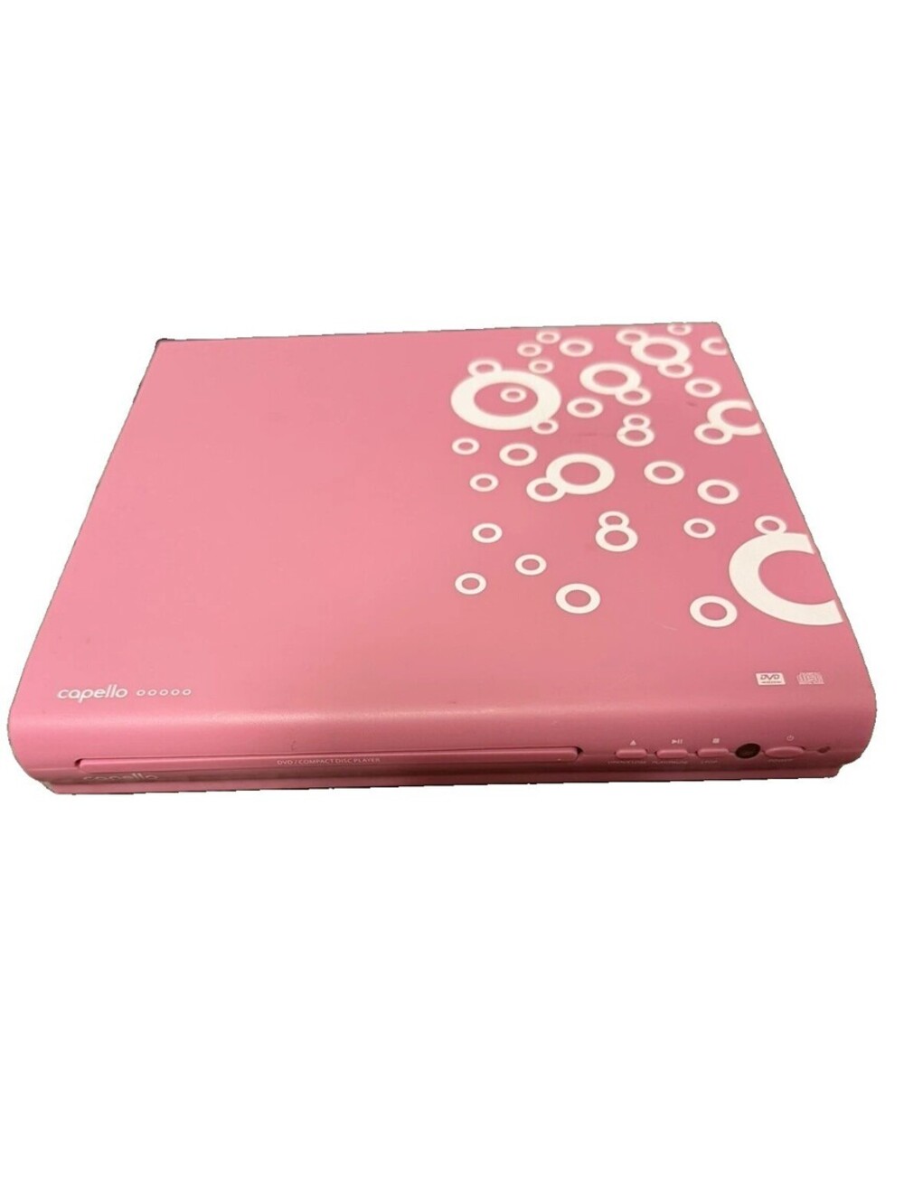 Capello DVD/CD Player CVD2216PNK Pink No Remote Tested